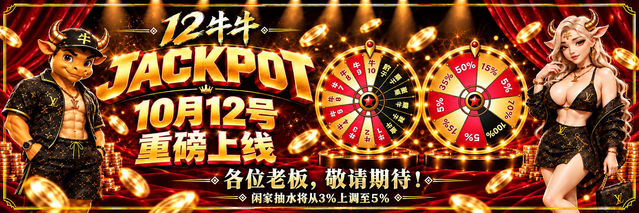 12牛牛 JACKPOT 将于10月12日上线