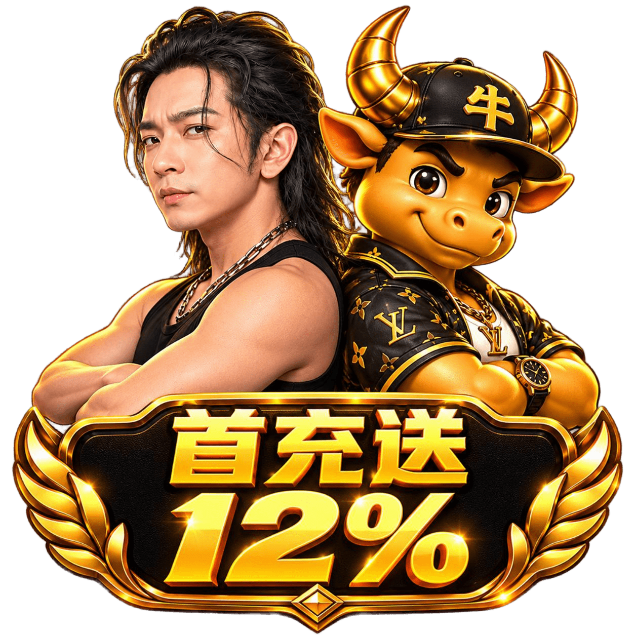 12牛牛首充送 12% 宣传图片