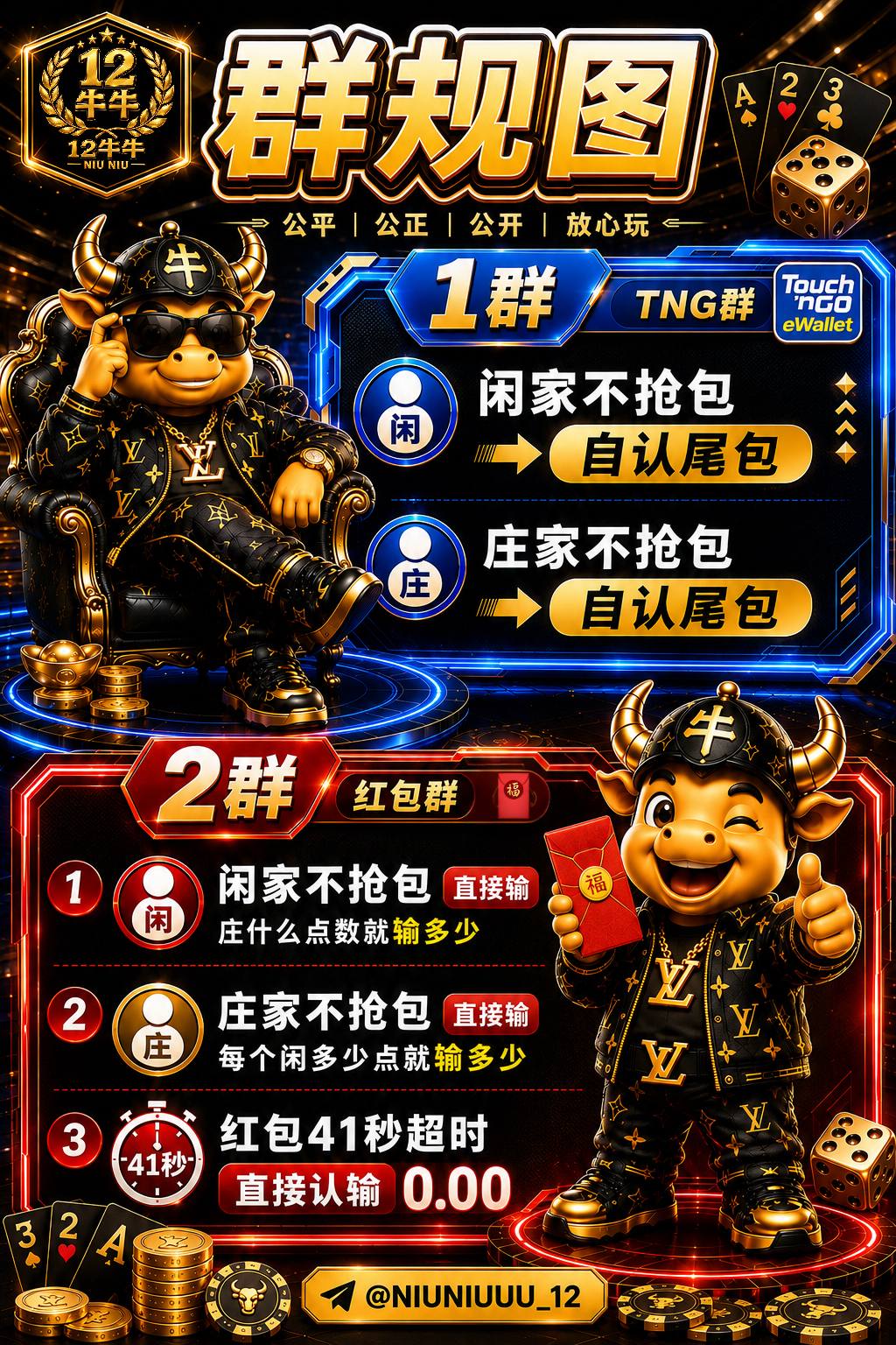 12牛牛一群二群群规说明图